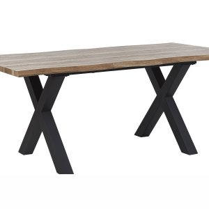 Stół rozkładany 140/180 cm ciemne drewno 194947 Stół rozkładany 140/180 cm ciemne drewno 194947
