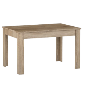 Stół rozkładany 160 cm do salonu DĄB SONOMA solidny 960939 Stół rozkładany 160 cm do salonu DĄB SONOMA solidny 960939