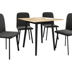 Stół rozkładany Ariel S 85/85 z 4 krzesłami Luke 216503 Stół rozkładany Ariel S 85/85 z 4 krzesłami Luke 216503