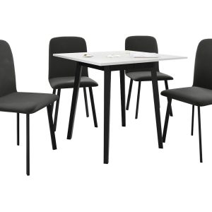 Stół rozkładany Ariel S 85/85 z 4 krzesłami Luke 216507 Stół rozkładany Ariel S 85/85 z 4 krzesłami Luke 216507