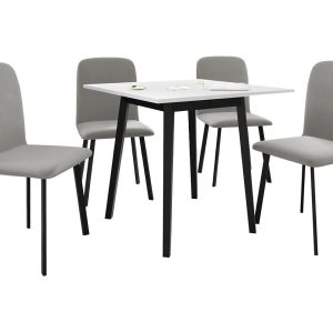 Stół rozkładany Ariel S 85/85 z 4 krzesłami Luke 216509 Stół rozkładany Ariel S 85/85 z 4 krzesłami Luke 216509