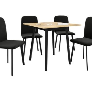 Stół rozkładany Ariel S 85/85 z 4 krzesłami Luke 216493 Stół rozkładany Ariel S 85/85 z 4 krzesłami Luke 216493