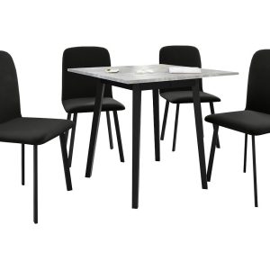 Stół rozkładany Ariel S 85/85 z 4 krzesłami Luke 216496 Stół rozkładany Ariel S 85/85 z 4 krzesłami Luke 216496