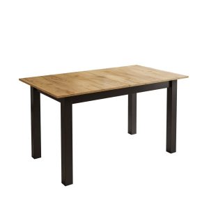 Stół rozkładany ARTON 140 cm Dąb craft złoty/nogi czarne 293447 Stół rozkładany ARTON 140 cm Dąb craft złoty/nogi czarne 293447