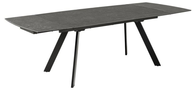 STÓŁ ROZKŁADANY Blackburn 160/240cm czarny CERAMICZNY 294072