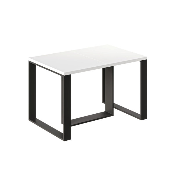 Stół rozkładany BORYS 130(210)x80 biały połysk 1055148