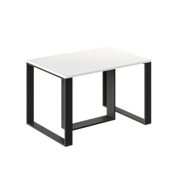 Stół rozkładany BORYS 130(250)x80 biały połysk 1055186
