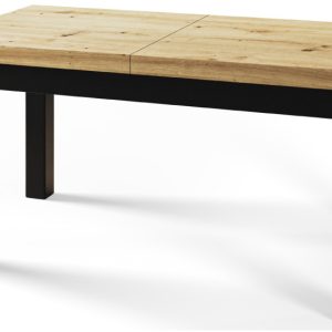 Stół rozkładany CLASSIC 120/160X80 dąb Artisan/czarny 1016122 Stół rozkładany CLASSIC 120/160X80 dąb Artisan/czarny 1016122