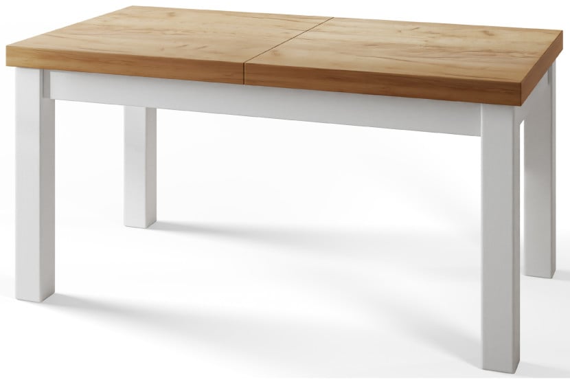 Stół rozkładany CLASSIC 140/180X80 dąb Craft/biały 1016159