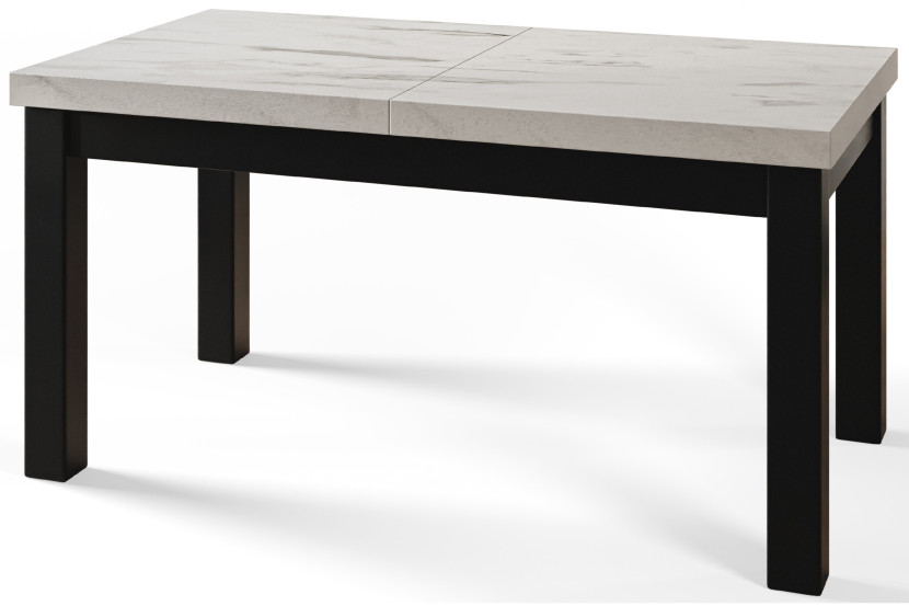 Stół rozkładany CLASSIC 140/180X80 Marmur Bianco/czarny 1016109