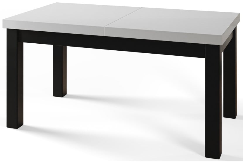 Stół rozkładany CLASSIC 160/210X90 Biały/czarny 1016104