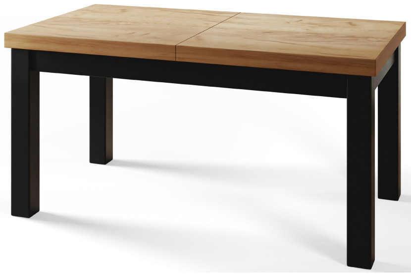 Stół rozkładany CLASSIC 160/210X90 dąb Craft/czarny 1016121