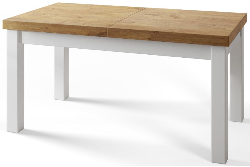 Stół rozkładany CLASSIC 160/210X90 dąb Lancelot/biały 1016169