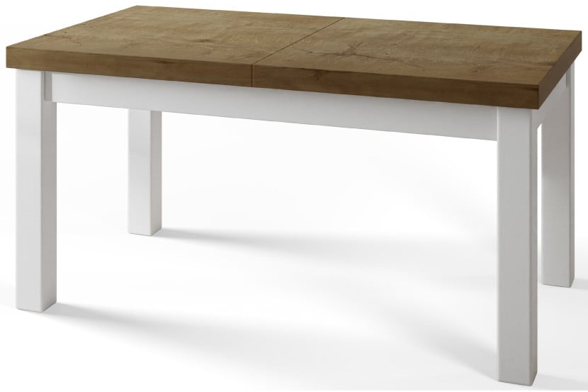 Stół rozkładany CLASSIC 160/210X90 dąb Lefkas/biały 1015139